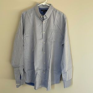 Banana republic soft wash long sleeve button up shirt, size extra large